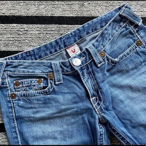 True Religion Bobby Big T Flare Jeans